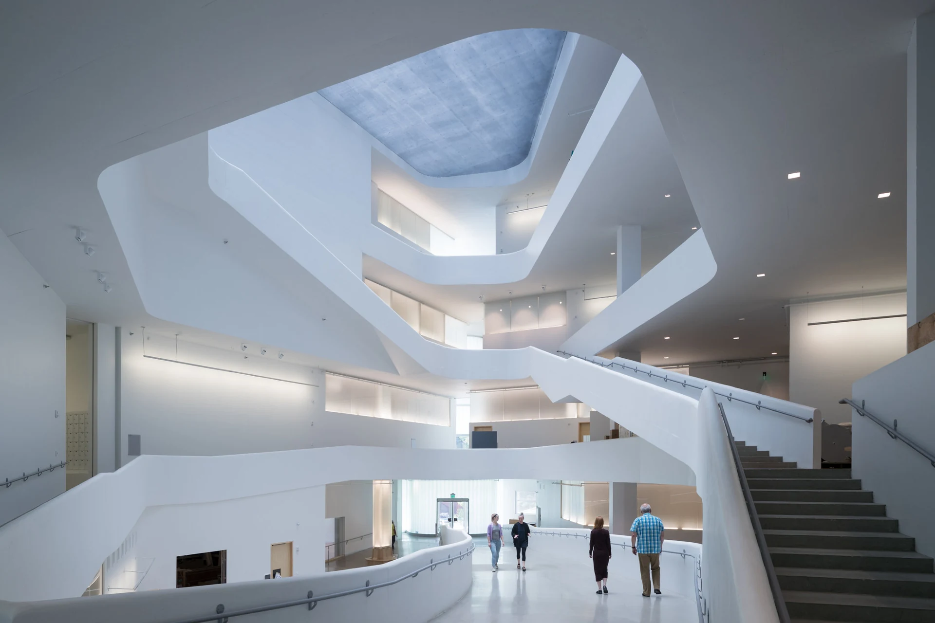Contemporary architectural building